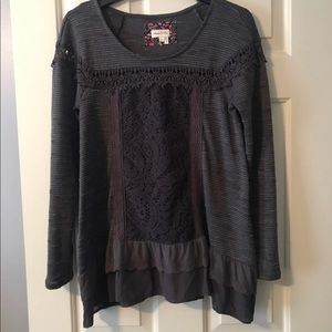 Anthropologie meadow rue ruffle top